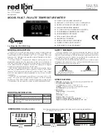 red lion PAX LITE Manual preview