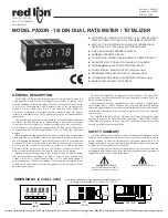 Предварительный просмотр 1 страницы red lion PAXDR Series Data Sheet / Manual