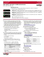 red lion RAM 6000 Quick Start Manual preview