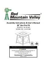 Preview for 1 page of Red Mountain Valley 2A-OC148 Assembly Instructions & User Manual