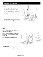 Preview for 9 page of Red Mountain Valley 2A-OC148 Assembly Instructions & User Manual