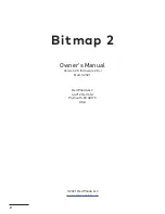 Предварительный просмотр 2 страницы Red Panda BITMAP 2 Owner'S Manual