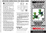 Preview for 1 page of red roo CMS80 Series Safety Precautions And Operating Instructions