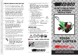 red roo TC350 Operating Instructions preview