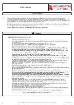 Preview for 12 page of RED ROOSTER TC5-500-LF User Manual