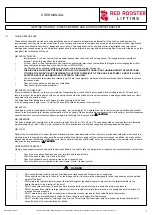 Preview for 7 page of RED ROOSTER TCR-1000-CH User Manual