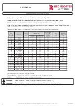 Предварительный просмотр 4 страницы RED ROOSTER TCR-6000/2 User Manual