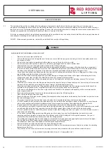 Preview for 14 page of RED ROOSTER TCR-6000/2 User Manual