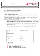 Предварительный просмотр 30 страницы RED ROOSTER TCR-6000/2 User Manual