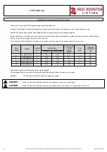 Preview for 4 page of RED ROOSTER TMH-12000/4-LF User Manual