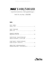 Preview for 3 page of Red Sea MAX S-400 LED Assembly & Instruction Manual