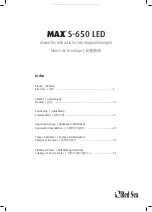 Preview for 3 page of Red Sea MAX S-650 LED Assembly & Instruction Manual