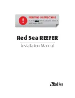 Preview for 26 page of Red Sea REFEER Operation Manual