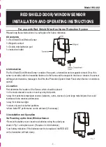 RED SHIELD WS-102 Installation And Operating Instructions предпросмотр