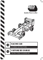 RED TOOLBOX RACING CAR Assembly Instructions Manual preview