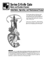 Red Valve G Series Installation, Operation And Maintenance Manual preview