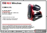 Red Winches COBRA 2 XL Technical Manual preview