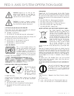 Предварительный просмотр 5 страницы RED 010-0119 Operation Manual