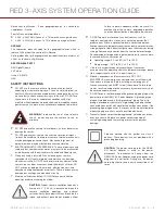 Предварительный просмотр 6 страницы RED 010-0119 Operation Manual