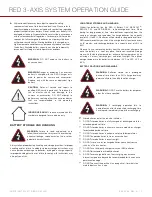 Предварительный просмотр 7 страницы RED 010-0119 Operation Manual