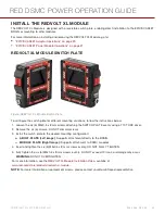 Предварительный просмотр 40 страницы RED +1 ADAPTOR MODULE Operation Manual