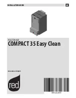 Предварительный просмотр 1 страницы RED COMPACT 35 Easy Clean Installation Manual