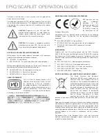 Preview for 5 page of RED EPIC-M  DRAGON Operation Motion