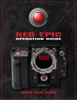 RED EPIC MYSTERIUM-X Operation Manual предпросмотр