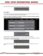 Preview for 70 page of RED EPIC MYSTERIUM-X Operation Manual