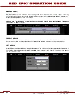 Preview for 72 page of RED EPIC MYSTERIUM-X Operation Manual