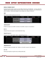 Preview for 106 page of RED EPIC MYSTERIUM-X Operation Manual