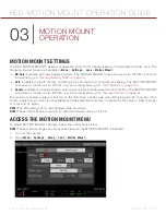 Preview for 12 page of RED Motion mount TI Canon Operation Manual