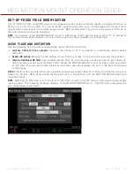 Preview for 15 page of RED Motion mount TI Canon Operation Manual