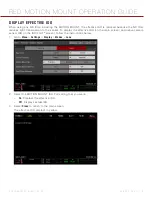 Preview for 16 page of RED Motion mount TI Canon Operation Manual