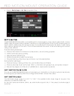 Preview for 20 page of RED Motion mount TI Canon Operation Manual