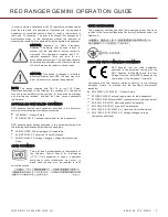 Предварительный просмотр 4 страницы RED RANGER GEMINI 5K S35 Operation Manual