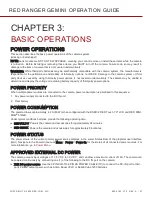 Предварительный просмотр 27 страницы RED RANGER GEMINI 5K S35 Operation Manual