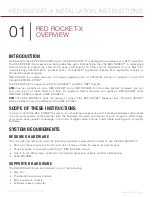 Предварительный просмотр 5 страницы RED ROCKET-X Installation Instructions Manual