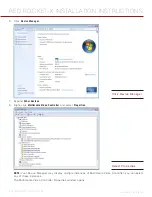 Предварительный просмотр 30 страницы RED ROCKET-X Installation Instructions Manual