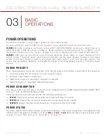 Preview for 32 page of RED SCARLET-W Series Operation Manual