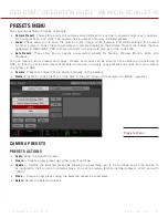 Preview for 132 page of RED SCARLET-W Series Operation Manual
