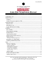 Предварительный просмотр 1 страницы REDALERT 393-001AD User Manual