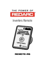 Redarc REMOTE-RS Manual предпросмотр