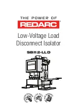 Предварительный просмотр 1 страницы Redarc SBI12-LLD Manual