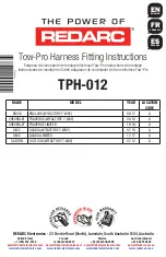 Предварительный просмотр 1 страницы Redarc Tow-Pro Fitting Instructions