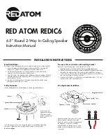 Предварительный просмотр 1 страницы REDATOM REDIC6 Instruction Manual