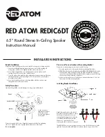 REDATOM REDIC6DT Instruction Manual preview