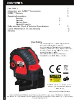 Preview for 2 page of RedBack Laser dld5x Instruction Manual