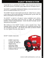 Preview for 3 page of RedBack Laser dld5x Instruction Manual