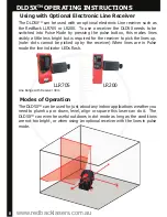 Preview for 8 page of RedBack Laser dld5x Instruction Manual